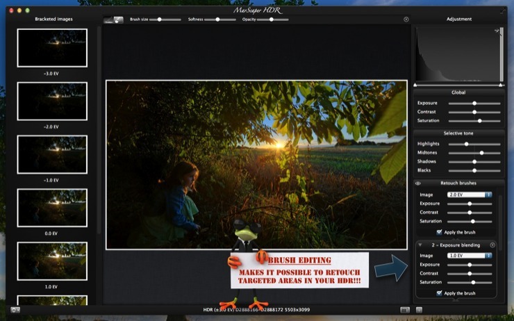 MarScaper HDR - Screenshot 3 - Layer with paint brush